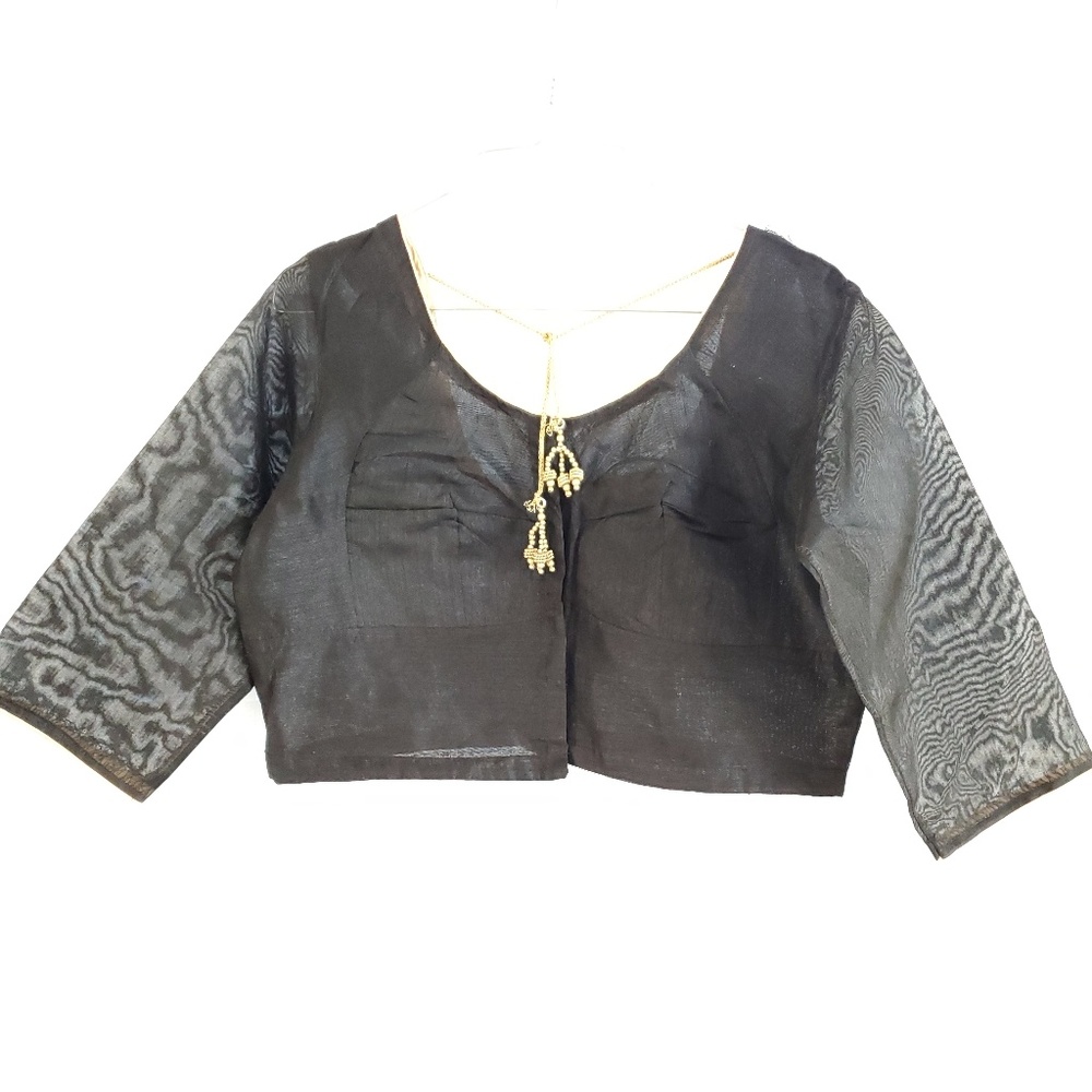 Black Saree Blouse Top